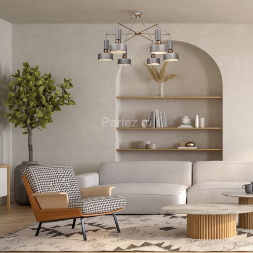 Подвесная люстра Maytoni MOD030PL-06GR