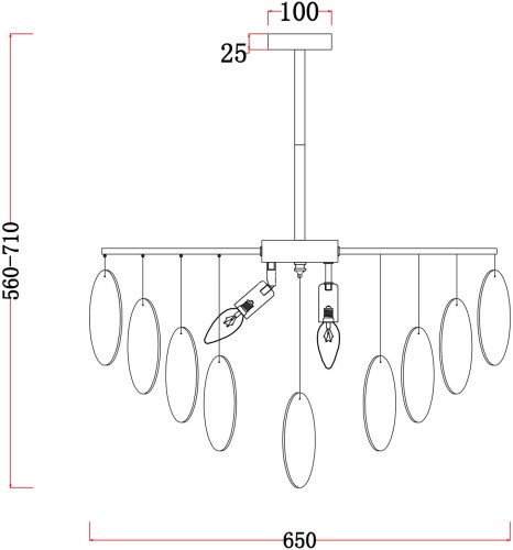 Потолочная люстра Freya FR5104PL-06N