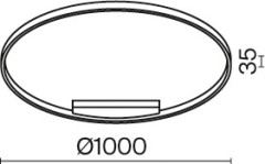 Потолочный светильник Maytoni MOD058CL-L65BS3K