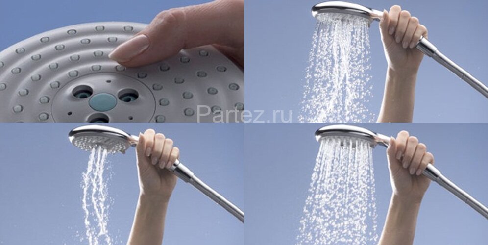 27883000 ХХ Raindance Душевой набор Raindance E 100 AIR 3jet/Unica’D 0,65 м, ½’ АКЦ!!!