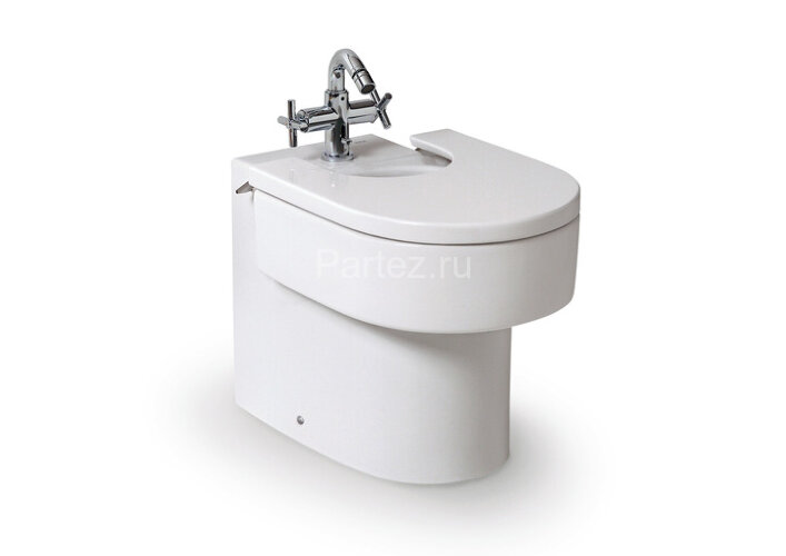 Z Крышка к биде HAPPENING нерж.сталь, лакированная