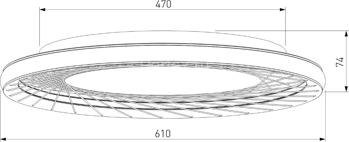 Потолочный светильник Eurosvet 40023/1 LED серый