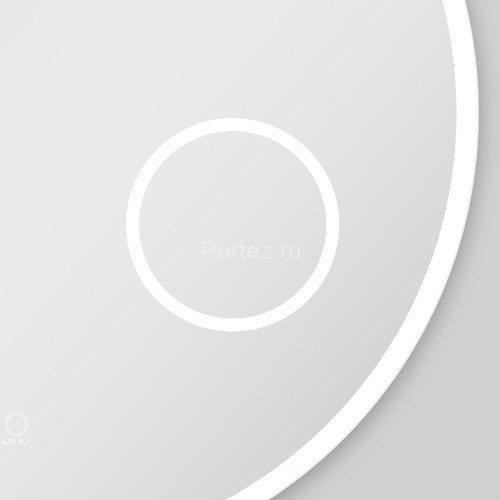 Зеркало AZARIO Talisman D800 с подсветкой, сенсорный выключатель с функцией диммера, алюминиевая рам