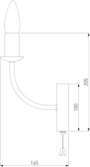 Бра Eurosvet 60139/1 золото