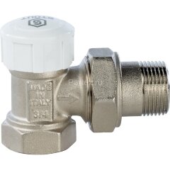 Клапан термостатический угловой 3/4&quot; Stout