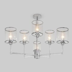 Потолочная люстра Eurosvet 60144/6 хром