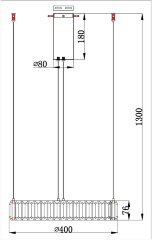 Подвесная люстра Divinare 1135/17 SP-25