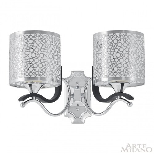 Бра Arte Milano 306787/2W Bk/Ni