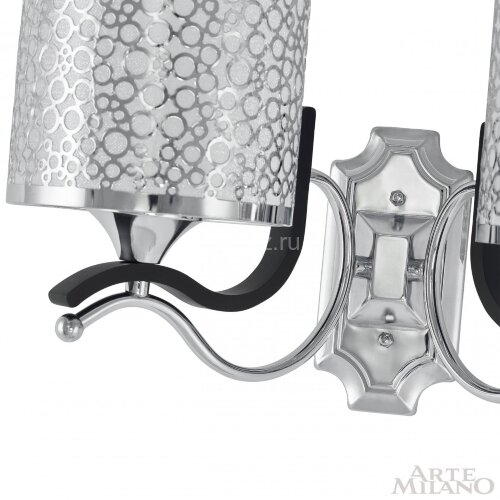 Бра Arte Milano 306787/2W Bk/Ni