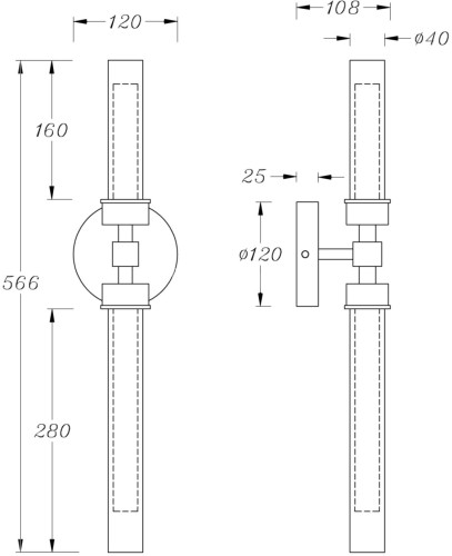 Бра Maytoni MOD116WL-L7B3K