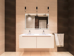 Зеркало AZARIO Ливия 800х600, LED-подсветка с диммером, сенсорный выключатель (ФР-00000942)