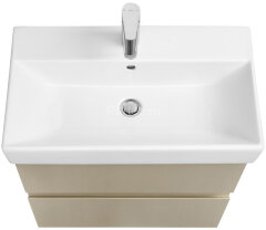 Тумба под раковину Roca Oleta 80 подвесная, 2 ящика, капучино (A857640515)