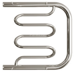 Полотенцесушитель водяной ДВИН Dw фокстрот 50/50 c полкой, полированный (4627085930860)