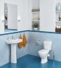 Унитаз-компакт Santeri Pro с бачком, с сиденьем, белый (1.P215.5.S00.00B.F)