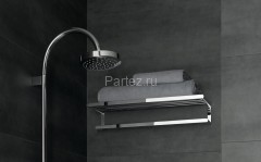 Полотенцедержатель с полкой Keuco Elegance NEW, хром (11675010000)