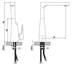 Смеситель для кухни Lemark Shift LM4305C
