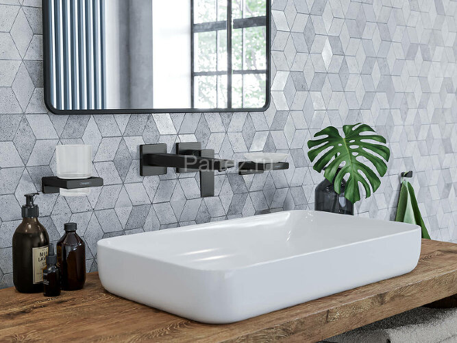 Мыльница Hansgrohe AddStoris, Шлифованный черный хром (41746340)