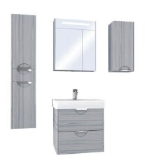 Тумба под раковину AQUATON СИЛЬВА 60 напольная, Дуб Фьорд (1A211801SIW60)