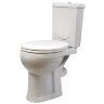 Унитаз-компакт Ирида Стандарт горизонтальный выпуск, с сиденьем, белый (40301110602)