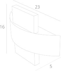 Настенный светильник Arte Lamp A1444AP-1WH