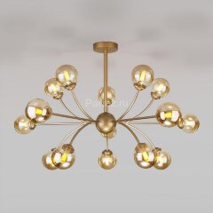 Потолочная люстра Eurosvet 30180 матовое золото