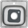 Мойка 4848 MELANA 0,6/160 врезная квадратная с сифоном (021 t *15)