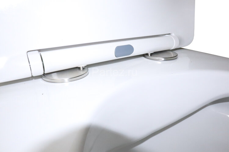 Унитаз-моноблок AZARIO MORANO 680x370х830 напольный, безободковый, в комплекте с сиденьем дюропласт 