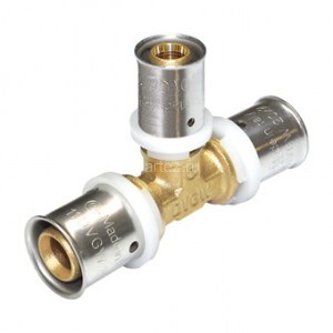 Тройник пресс переходной 20х26х20 VALTEC