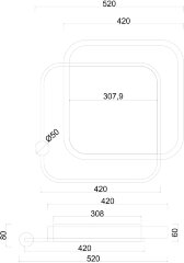 Потолочная люстра Arte Lamp A2658PL-1WH