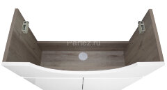 Комплект тумба Loranto Глория 70 Н 700х480х760 напольная с раковиной Teo 70, Дуб Кантри (CS00083815)