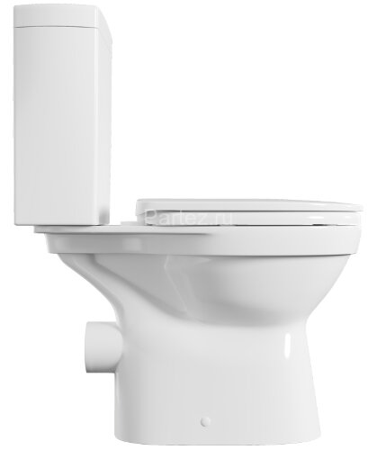 Унитаз-компакт Vitra Norm Eisberg 355х640х805, сиденье термопласт с микролифтом, белый (9844B099-720