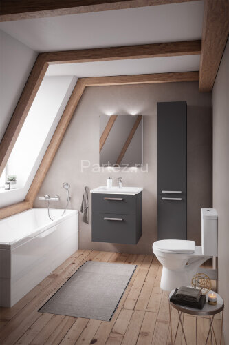 Унитаз-компакт Vitra Norm Eisberg 355х640х805, сиденье термопласт с микролифтом, белый (9844B099-720