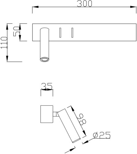 Настенный светильник Maytoni C031WL-L8W3K