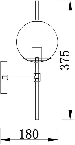 Бра Freya FR5205WL-01BS