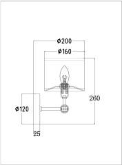 Бра Maytoni MOD088WL-01BS