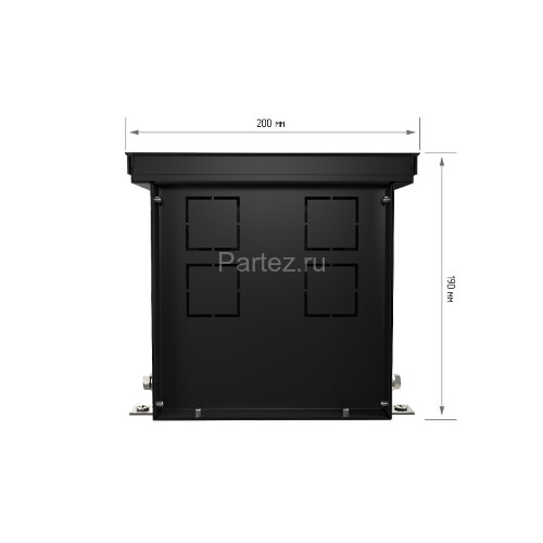 Конвектор внутрипольный Royal Thermo ATRIUM-190/200/2600-DG-U-DB