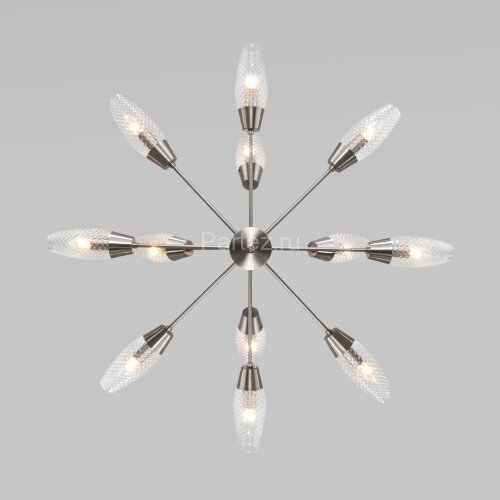 Потолочная люстра Eurosvet 60140/12 сатин-никель