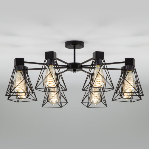 Потолочная люстра Eurosvet 70107/8 черный