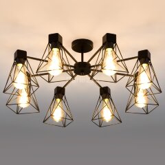 Потолочная люстра Eurosvet 70107/8 черный