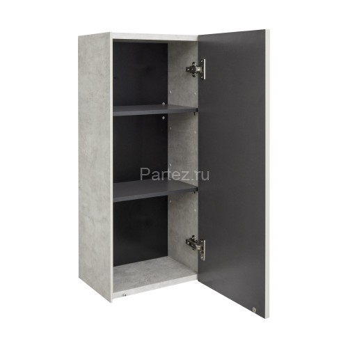 Шкаф AQUATON Сохо подвесной, Слэйт\Галька серая (1A258403AJ9A0)