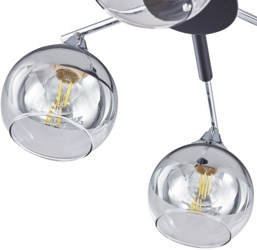 Потолочная люстра Arte Milano 339354/6 CR+BK