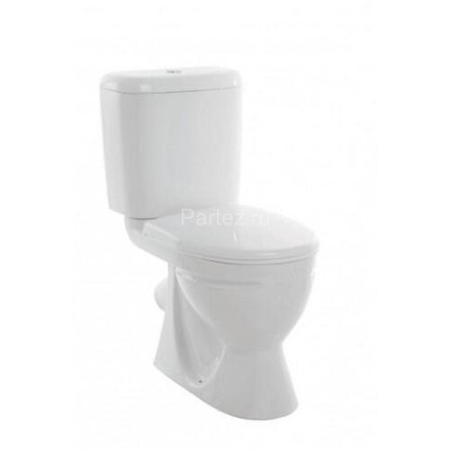 Унитаз-компакт Sanita Стандарт Эконом с сиденьем стандарт (WC.CC/Standart/1-P/WHT.G/S1)