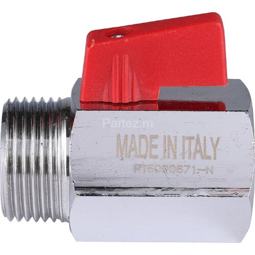 Кран шаровой мини ВР/НР 3/4" Stout