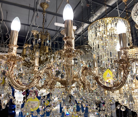 Подвесная люстра Lucia Tucci FIRENZE 141.8 coffe gold