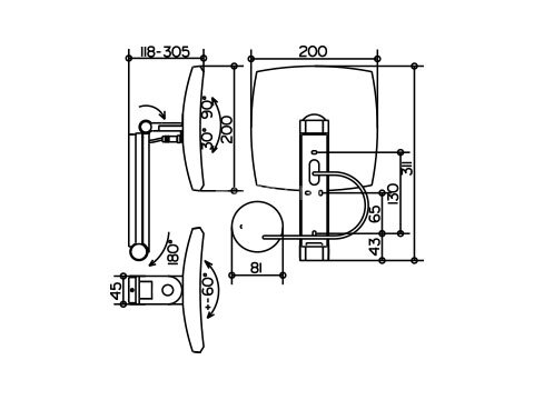 Косметическое зеркало Keuco ILook Move, (17613019002)