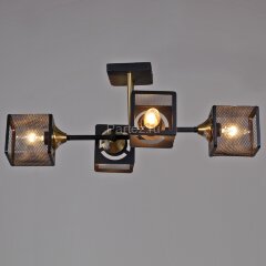 Потолочная люстра Reluce 06400-0.3-04 BK+COP