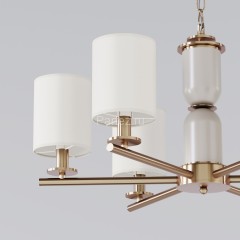 Подвесная люстра Eurosvet 60146/6 латунь