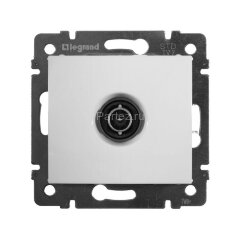 Розетка телевизионная оконечная TV СП Valena 10дБ 2400МГц механизм бел. Leg 774430