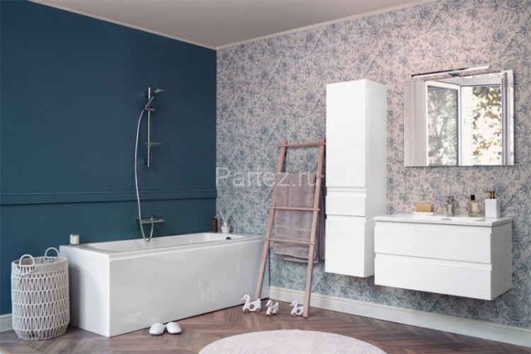 Тумба под раковину Jacob Delafon Madeleine 60 подвесная, белый глянец (EB2052-J5)