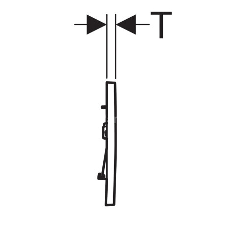 Кнопка смыва Geberit Sigma 30 NEW, белый матовый